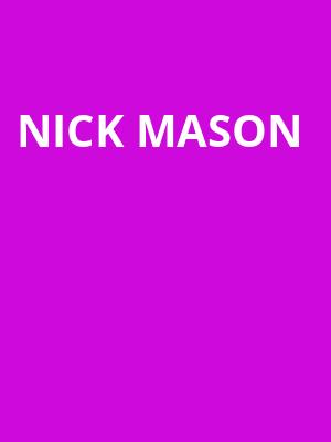 Nick Mason, First Interstate Center for the Arts, Spokane