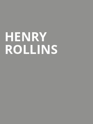 Henry Rollins, Bing Crosby Theater, Spokane