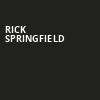 Rick Springfield, Northern Quest Casino Indoor Stage, Spokane